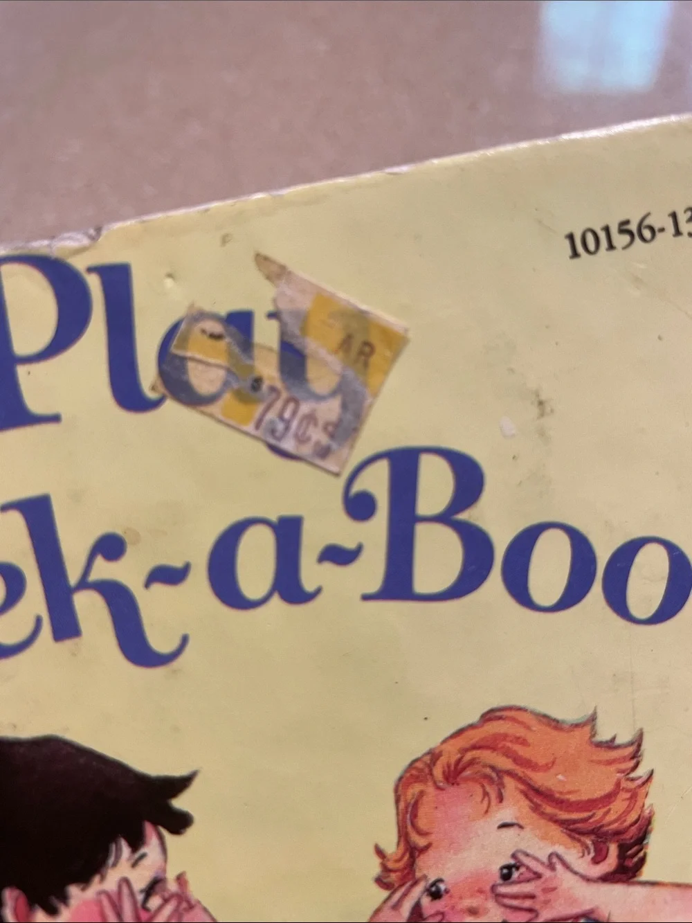 Let's Play Peek-a-Boo Board Book - Yellow & Green Cover